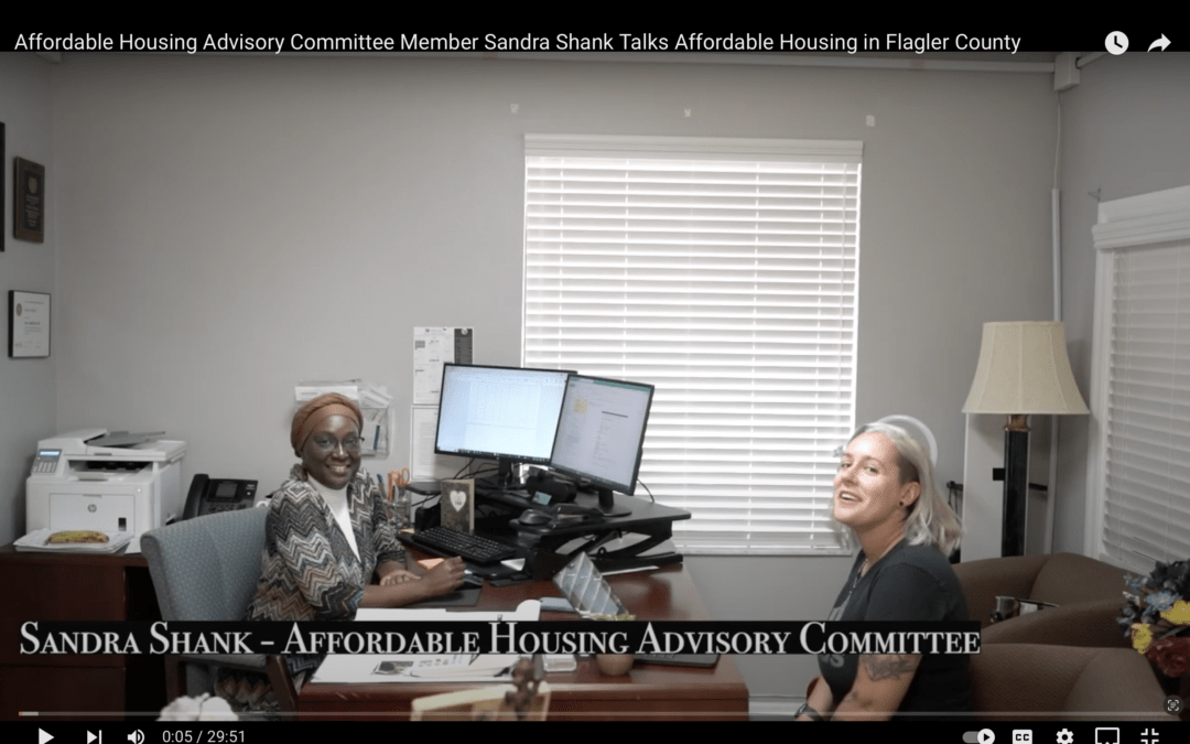 Affordable Housing Advisory Member Sandra Shank Talks Affordable Housing in Flagler County